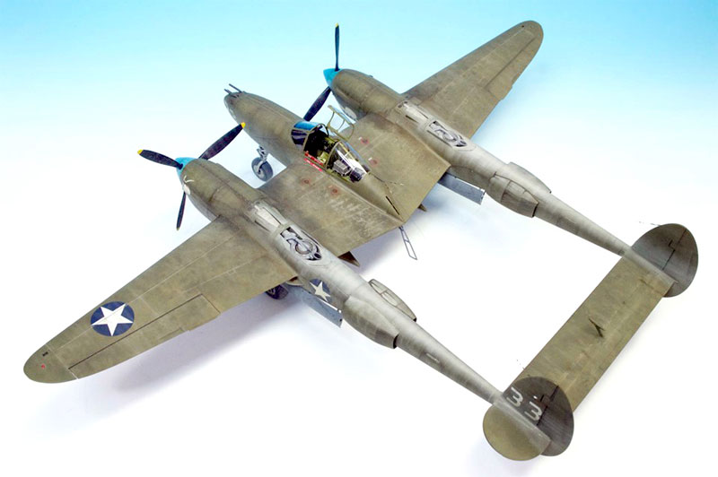 Tamiya 1/48 P-38F/G Lightning – Ninetalis