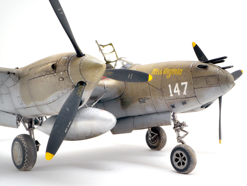 1/48 Squadron Crystal Clear Canopy - Lockheed P-38F/G/H Lightning  (Hasegawa) 
